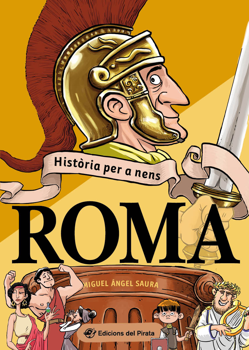 Història per a nens - Roma. Llibre de l'antiga roma amb acudits! Llibres per a nens i nenes a partir de 10 anys en català.