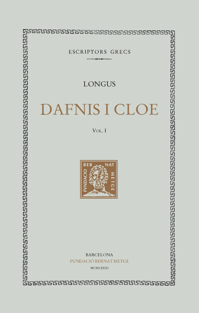 Dafnis i Cloe (Edició bilingüe)