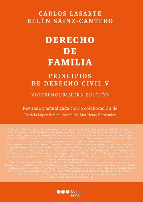 DERECHO DE FAMILIA 21ª ED