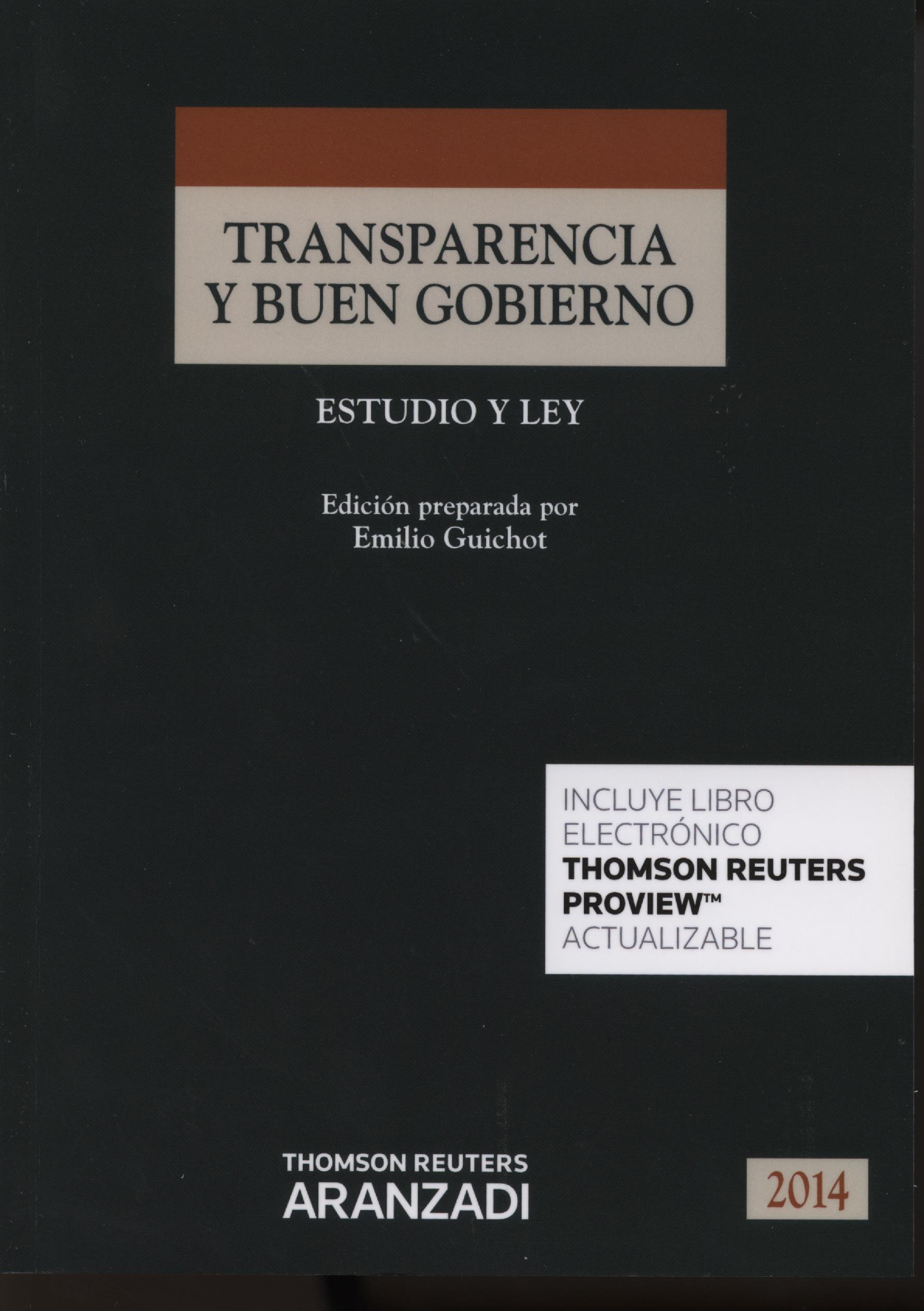 Transparencia y Buen Gobierno (incluye libro electrónico actualizable)