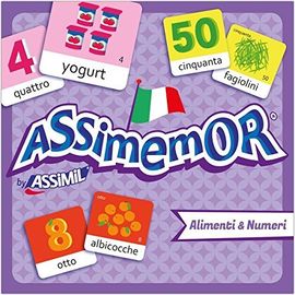 ASSIMEMOR: Alimenti & Numeri (Un coffret de 64 cartes)