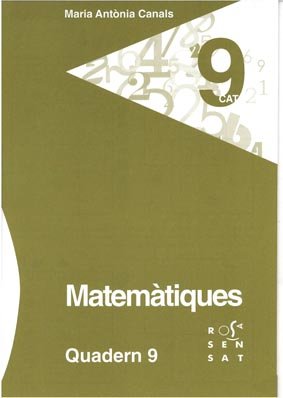 MATEMATIQUES, EDUCACIO PRIMARIA. QUADERN 9