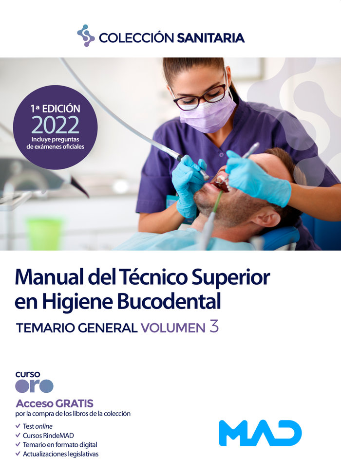 Manual tecnico superior higiene bucodental. temario 3