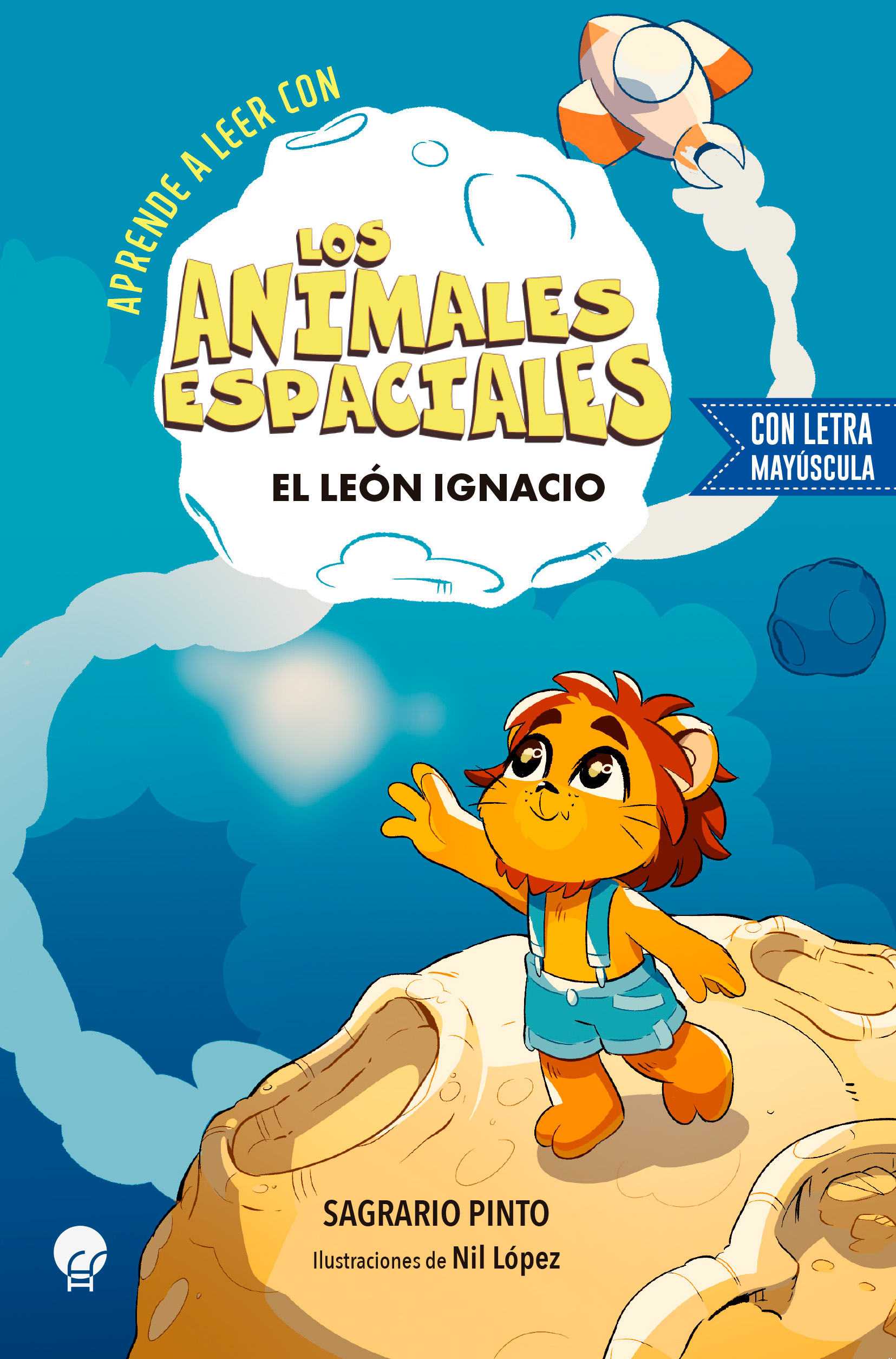 Aprende con los animales espaciales (león). El león Ignacio