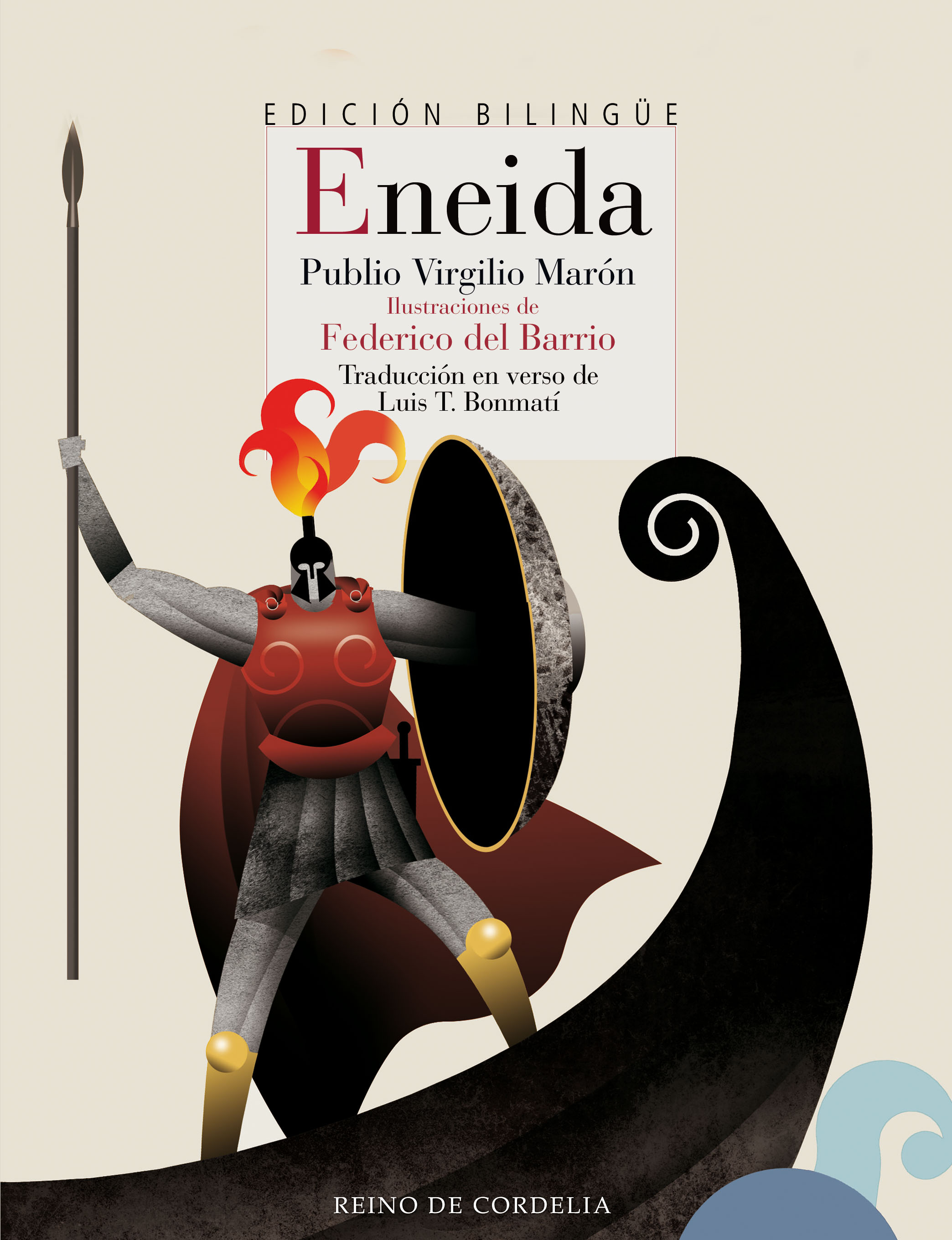 Eneida (Edición bilingüe). Traducción en verso de Luis T. Bonmatí con ilustraciones de Federico del Barrio