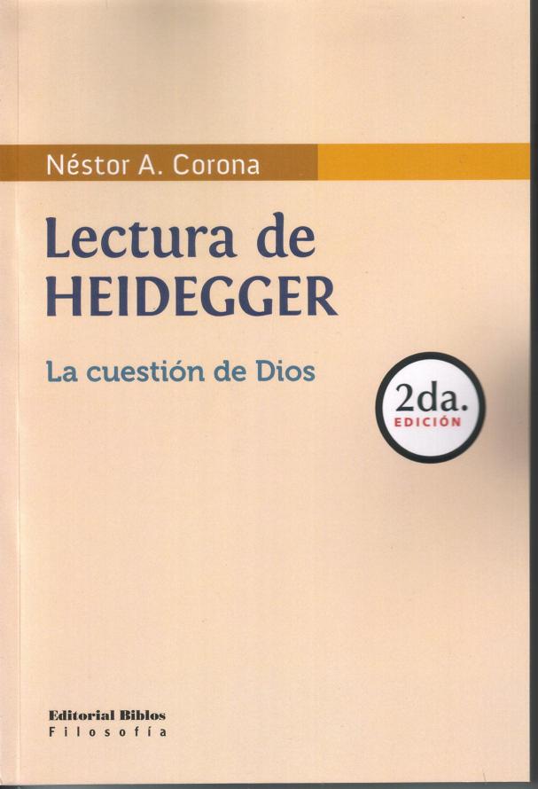 Lectura de Heidegger: la cuestión de Dios