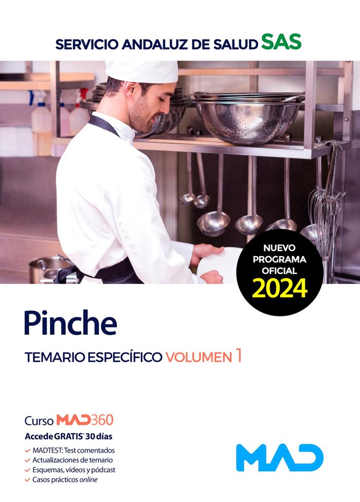 PINCHE TEMARIO ESPECIFICO 1 SERVICIO ANDALUZ SALUD SAS