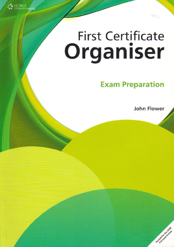 First Certificate Organiser. Exam preparation