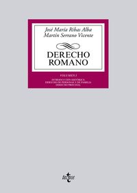 Derecho romano. Vol I. Introducción histórica