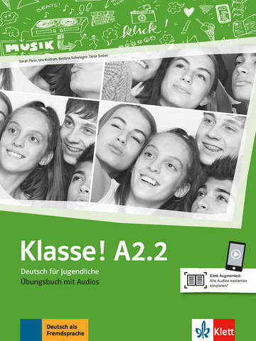 Klasse! A2.2 Übungsbuch mit Audios