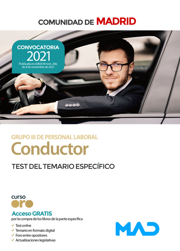 CONDUCTOR GRUPO III PERSONAL LABORAL COMUNIDAD DE