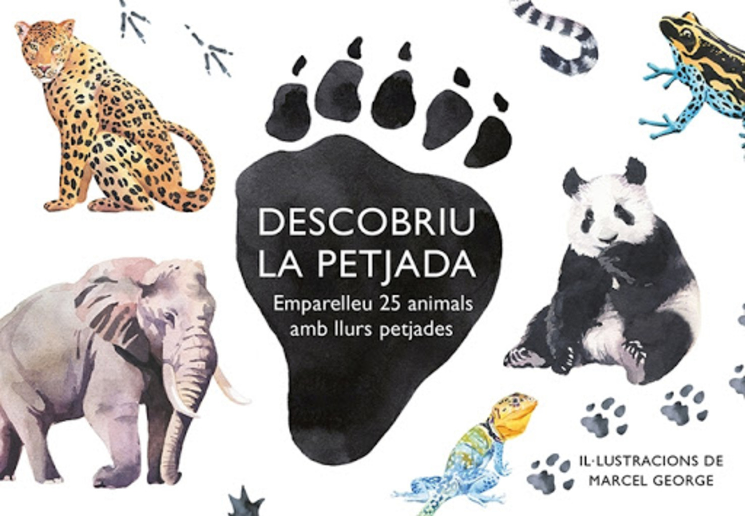 Descobriu la petjada. Emparelleu 25 animals amb llurs petjades