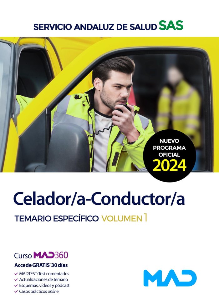 CELADOR/A-CONDUCTOR/A TEMARIO ESPECIFICO VOLUMEN 1 SERVICIO