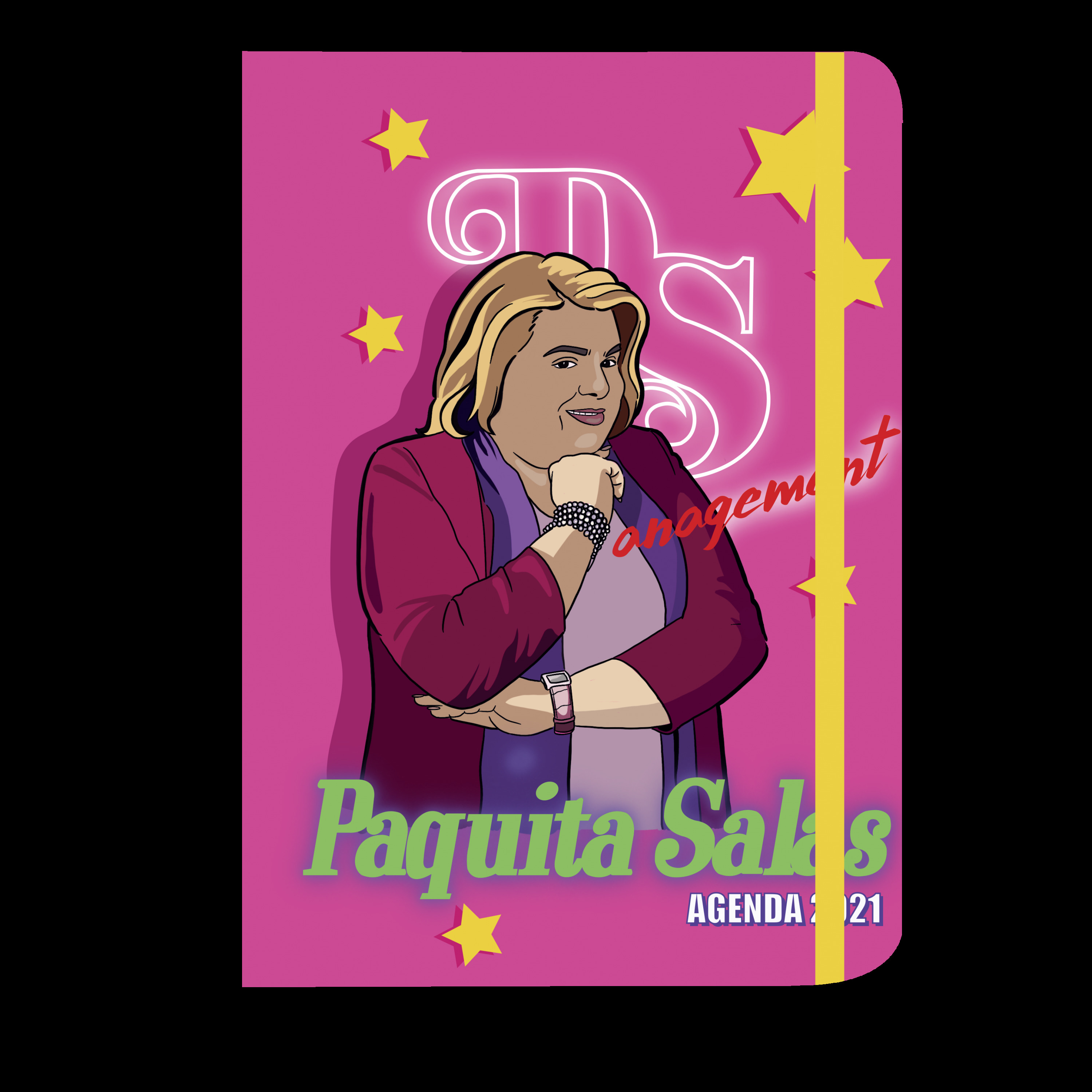 Agenda anual bolsillo Paquita Salas 2021