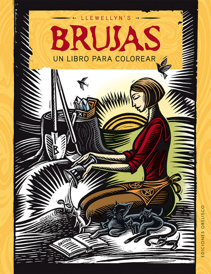 Brujas. Un libro para colorear