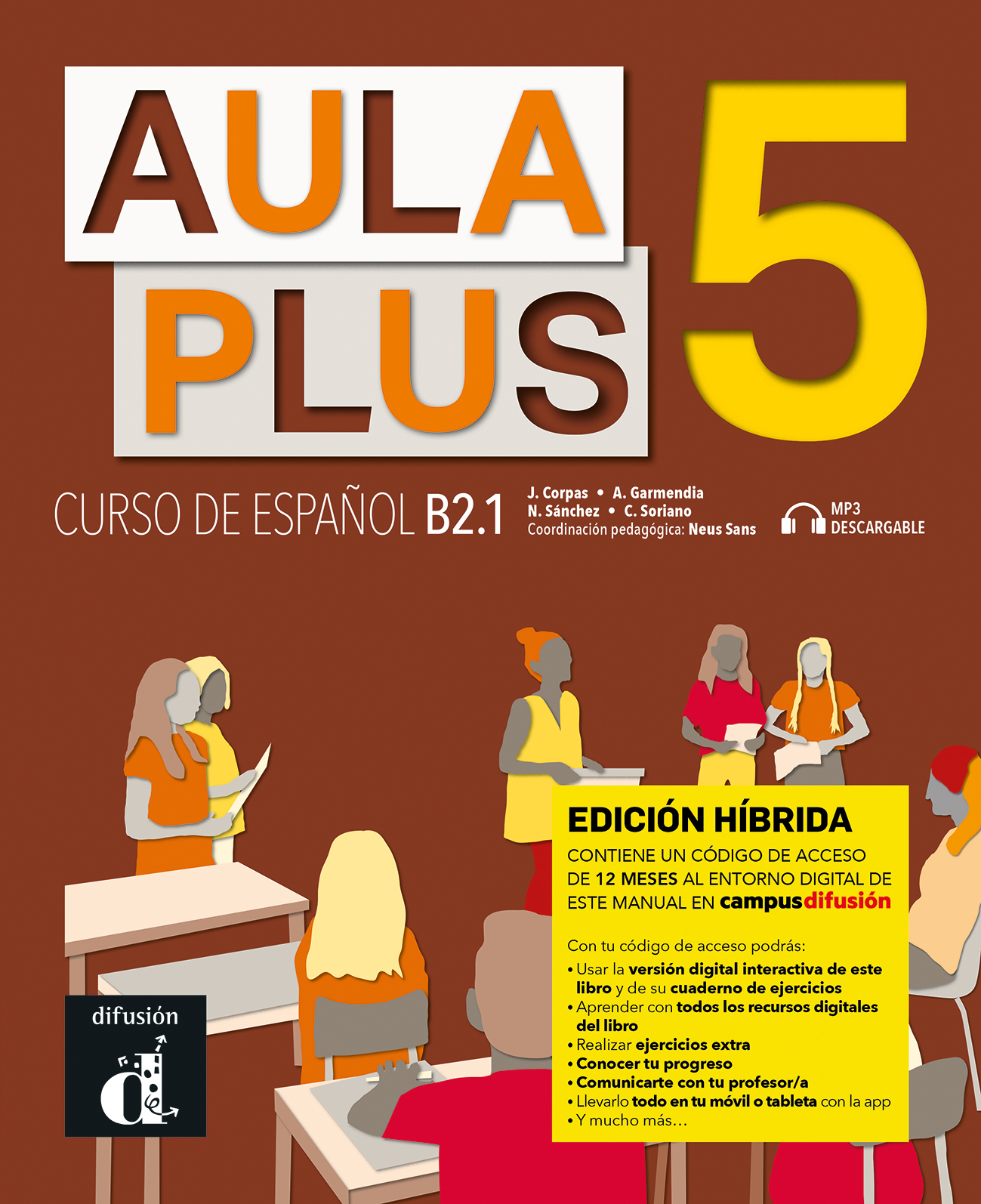 Aula Plus 5 Ed. Híbrida Libro del alumno B2.1