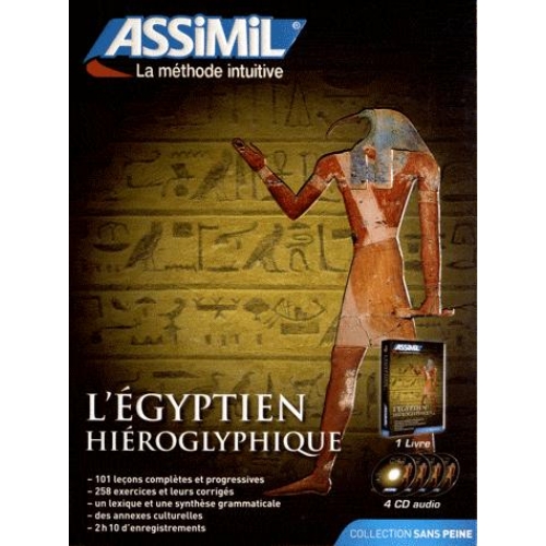 L'Egyptien Hiéroglyphique ( Livre + 4 CD audio)