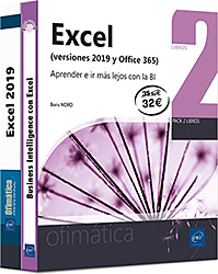 Pack ofimática Excel (versiones 2019 y Office 365)