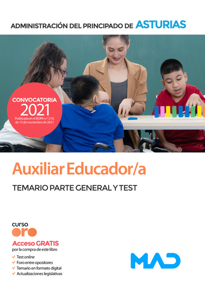 AUXILIAR EDUCADOR/A ADMINISTRACION ANDORRA