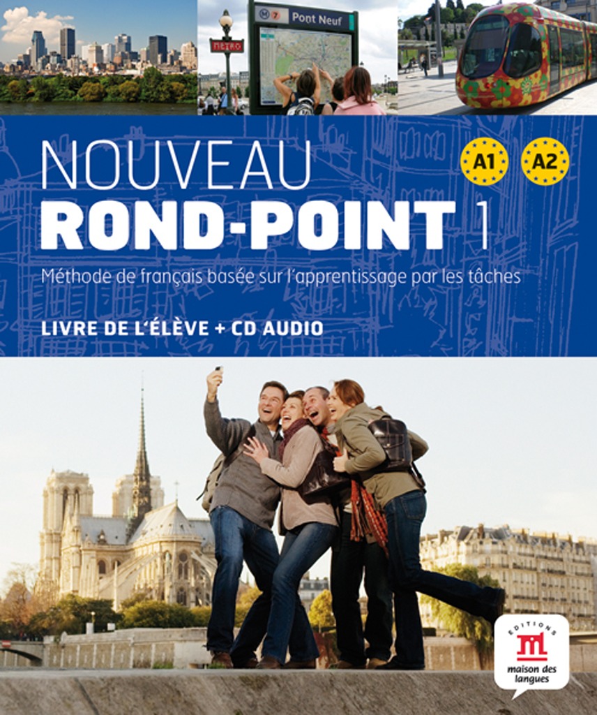 Nouveau Rond-Point 1 A1-A2. Livre de l'élève + CD