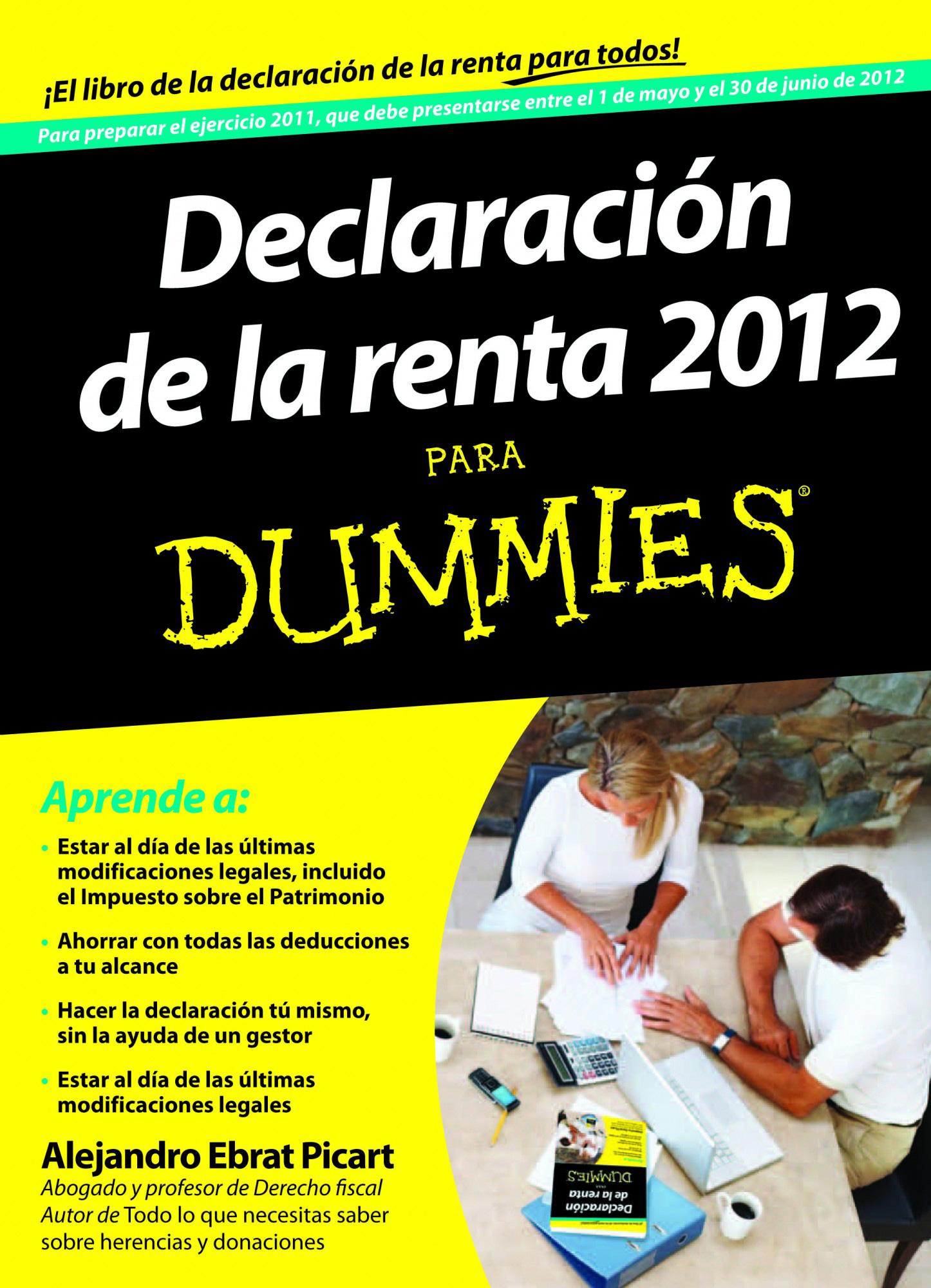 Declaración de la renta para dummies 2012