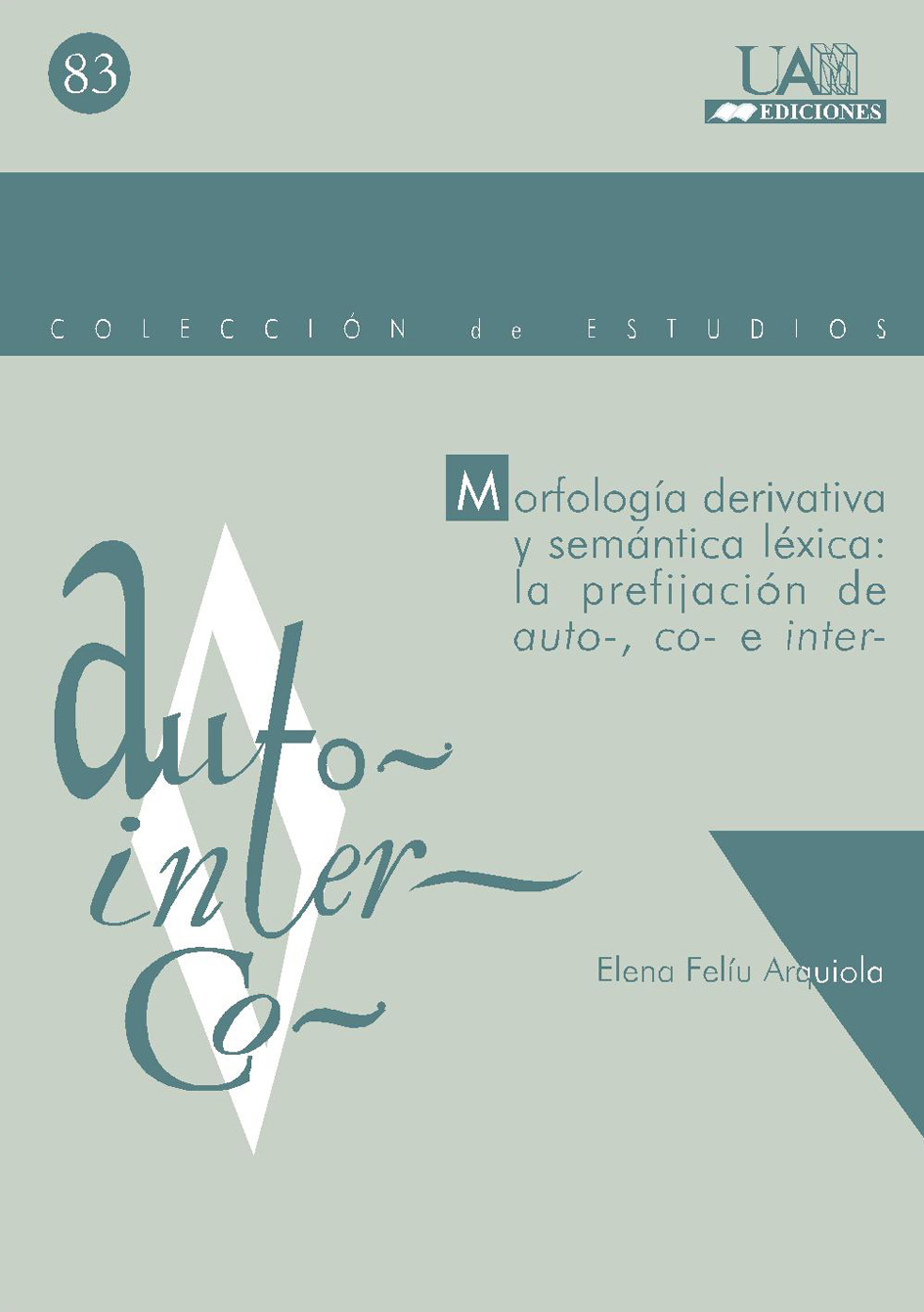 Morfología derivativa y semántica léxica: la prefijación de auto-, co- e inter-